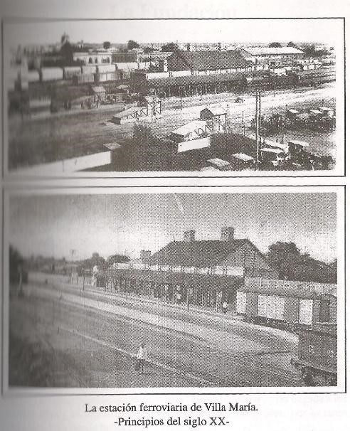 Estaci&oacute;n
ferroviaria de Villa Mar&iacute;a &ndash; Principios del siglo XX