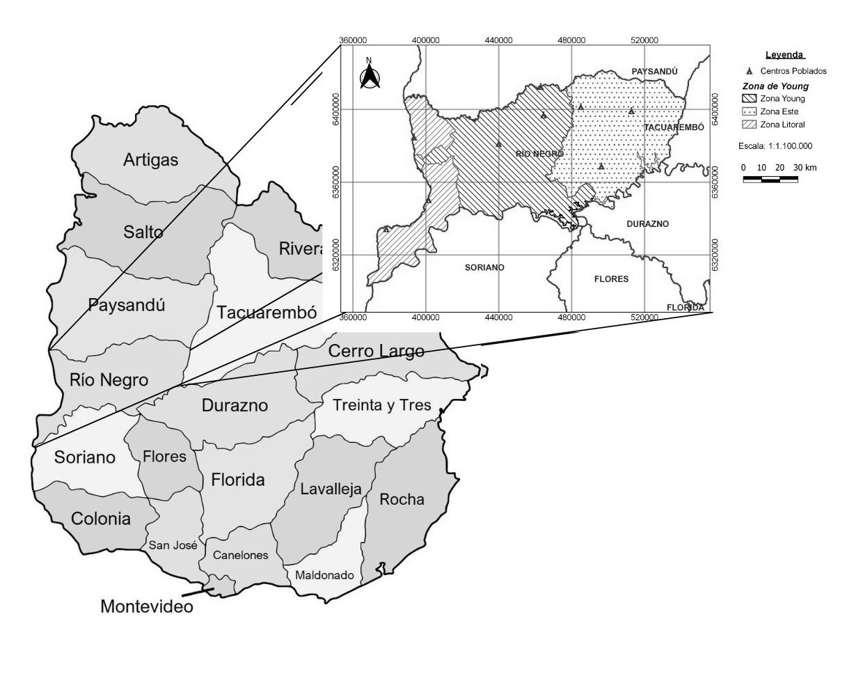 ubicaci&oacute;n de la zona en estudio