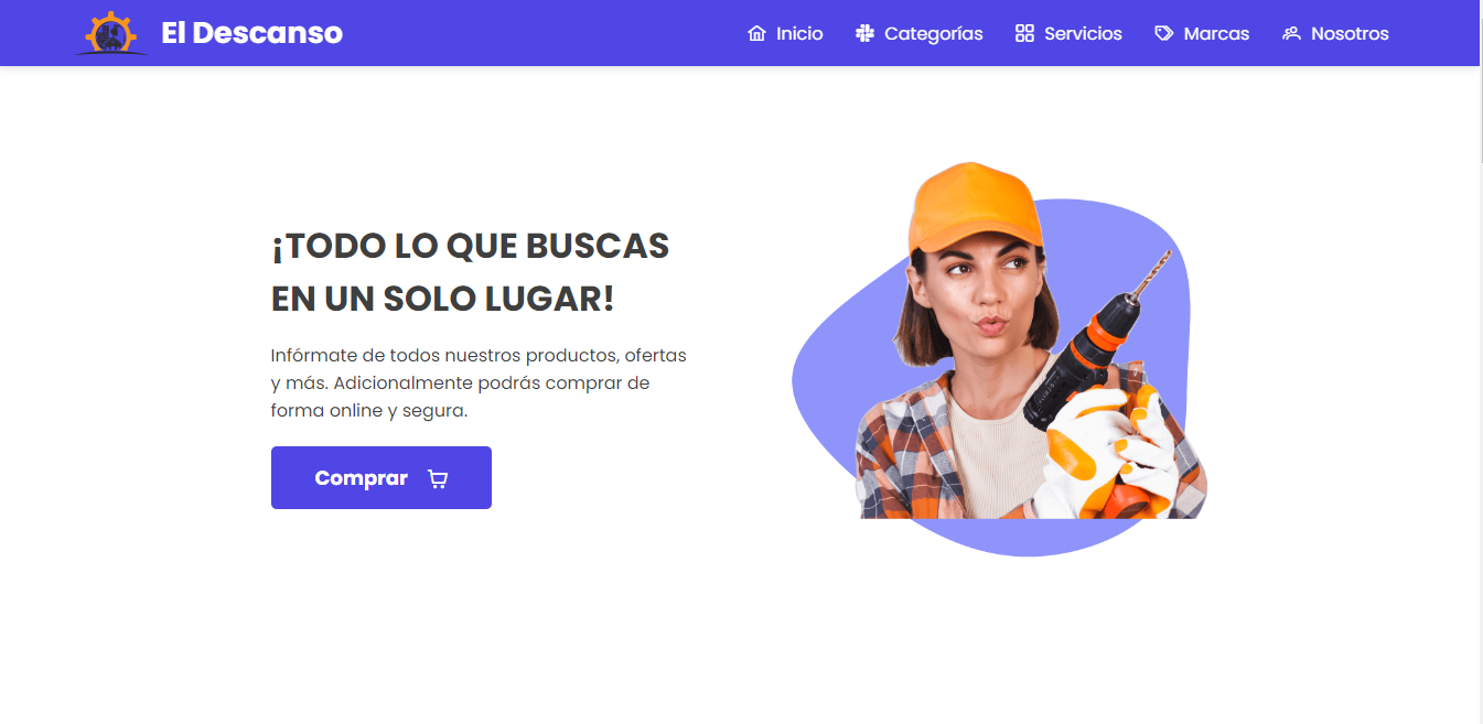 Aplicación web e-commerce
B2C