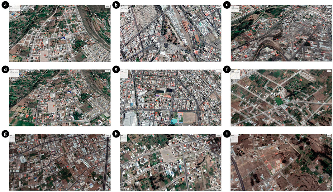 Sites of geophysical studies