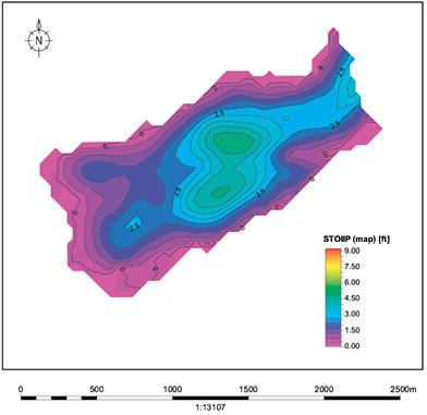 Field 2 OOIP Map
