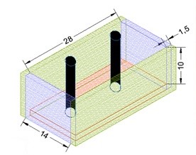 Figura
1: Diseño de molde