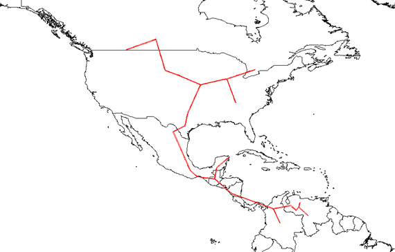 Trazo generalizado del Holoceno.