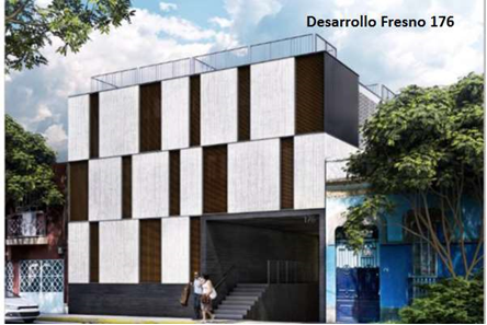 Figura 7: Fresno176.
Desarrollo en venta de vivienda en Sta. María la Ribera. 

 