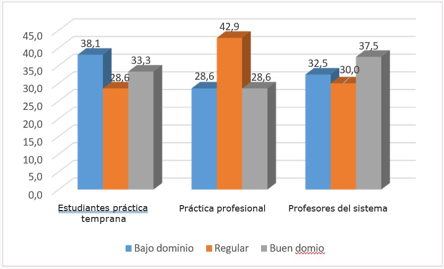  Ejecución de la disciplina dentro del contexto de pandemia según experiencia