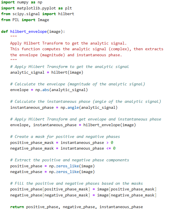 DFT of centered frequency and pixel intensity values