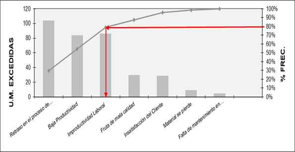 Graficó Pareto
