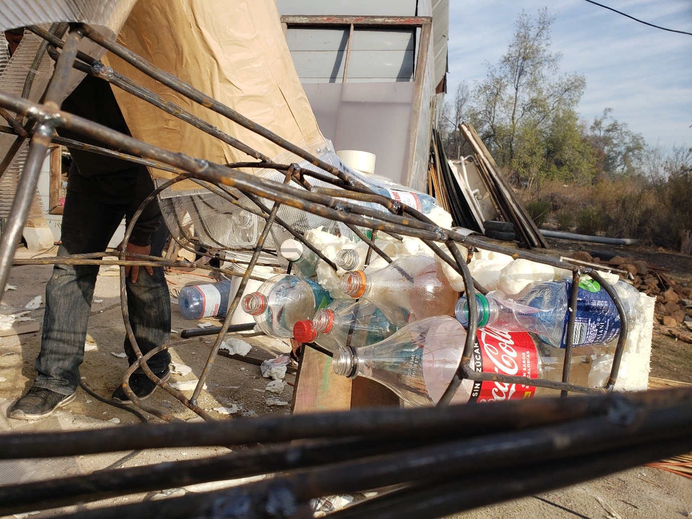 Estructura del
Negro Matapacos con reciclaje.