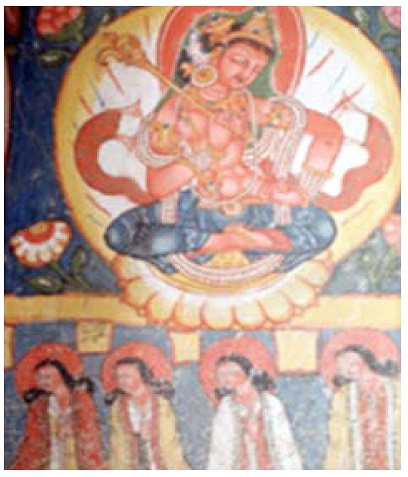 Mural en la pagoda noroeste, siglo XI