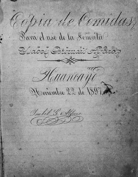 Carátula del manuscrito