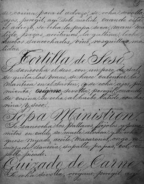 Receta de la «Sopa Ministron»