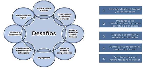 Desafíos en los procesos de formación para las áreas operativas y de servicios en hotelería