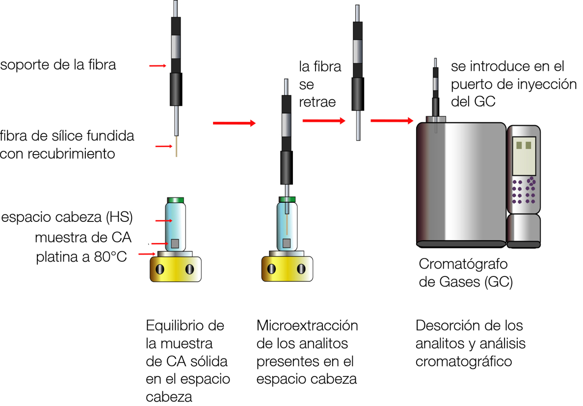 Diagrama de la metodología del muestreo por HSSPMEGCMS