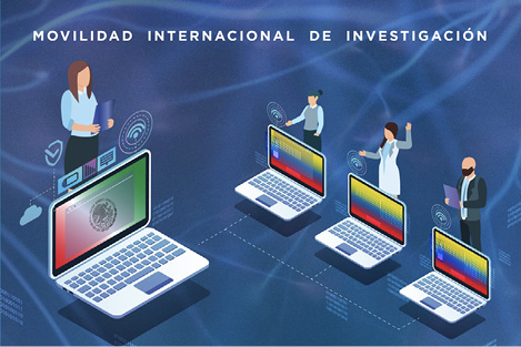 Nueva modalidad de estancias virtuales. Interacción entre profesores y
estudiantes por internet.