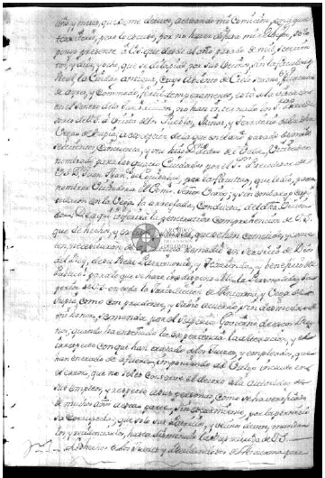 Figura 16: Residencias Cauca, 1784