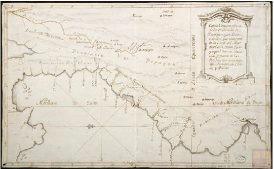 Figura 19: Provincia
de Popayán, 1797