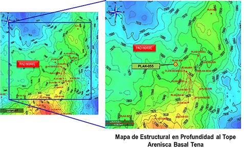 Mapa de Ubicación del
PAD Norte Palo Azul