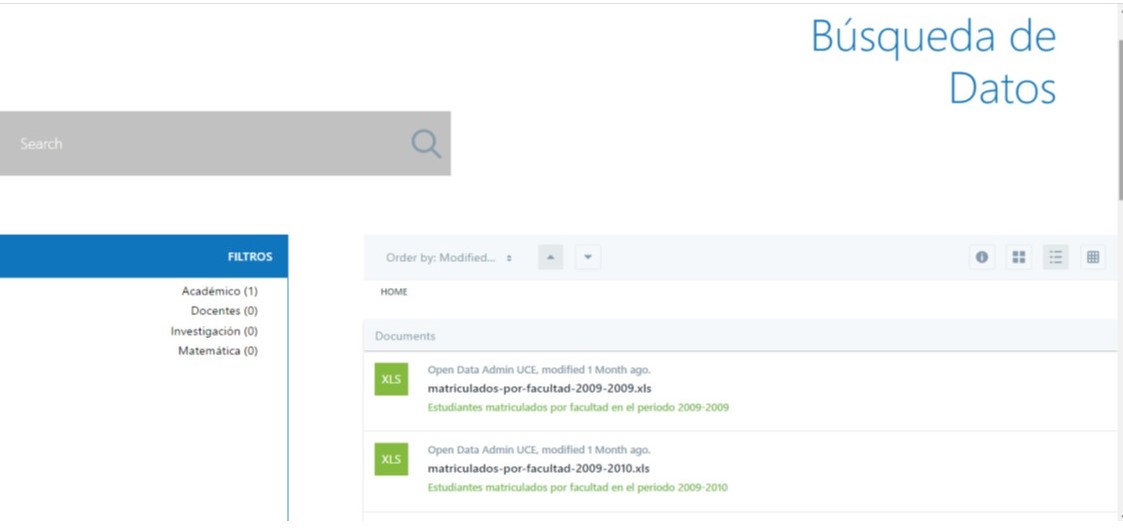Portal
de Búsqueda de Datos