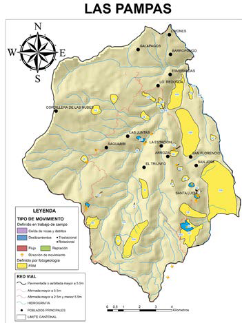 Mapa que muestra el tipo de FRM en la parroquia Las Pampas del
cantón Sigchos
