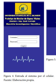 Entrada al sistema por el celular