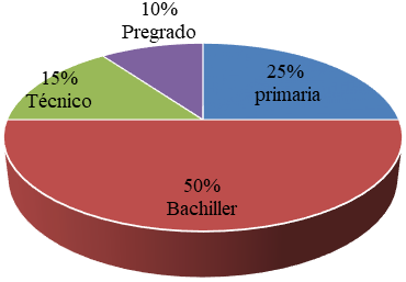 Escolaridad de la población encuestada