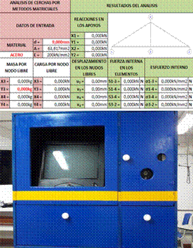 Interfaz de entrada de datos para cálculo de deformaciones