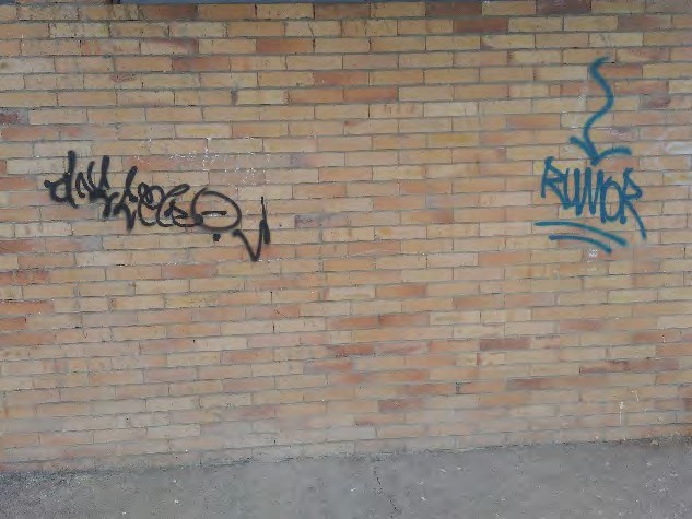 Grafitis vandálicos en Facatativá, Cundinamarca