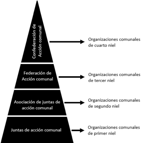 Community organizations by level