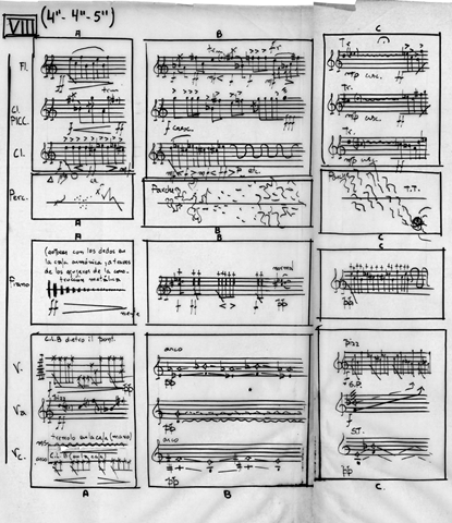 Mutantes I, número VIII, pp. 8–9. Transparencia.
Biblioteca Nacional Mariano Moreno (BNMM), Fondo
Gerardo Gandini (FGG). Se reproduce con autorización.