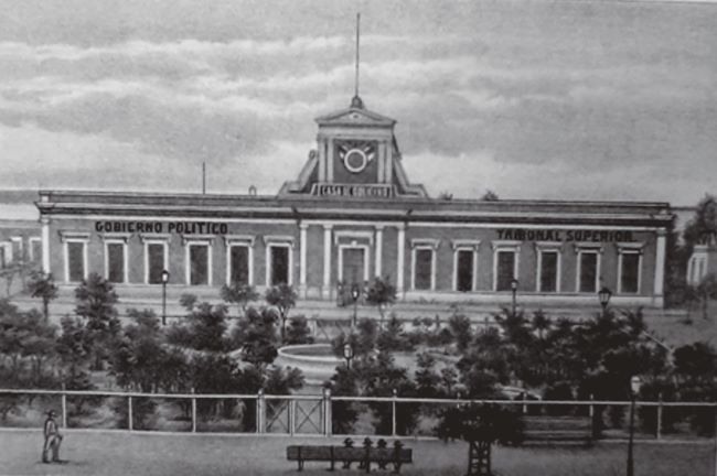 Casa de Gobierno en el puerto de La Paz