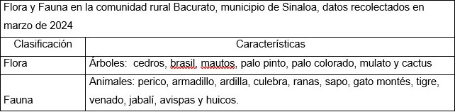 Flora y fauna