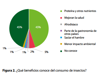 ¿Qué benefcios conoce del consumo de insectos?