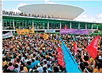 Comício das eleições diretas, 1984.