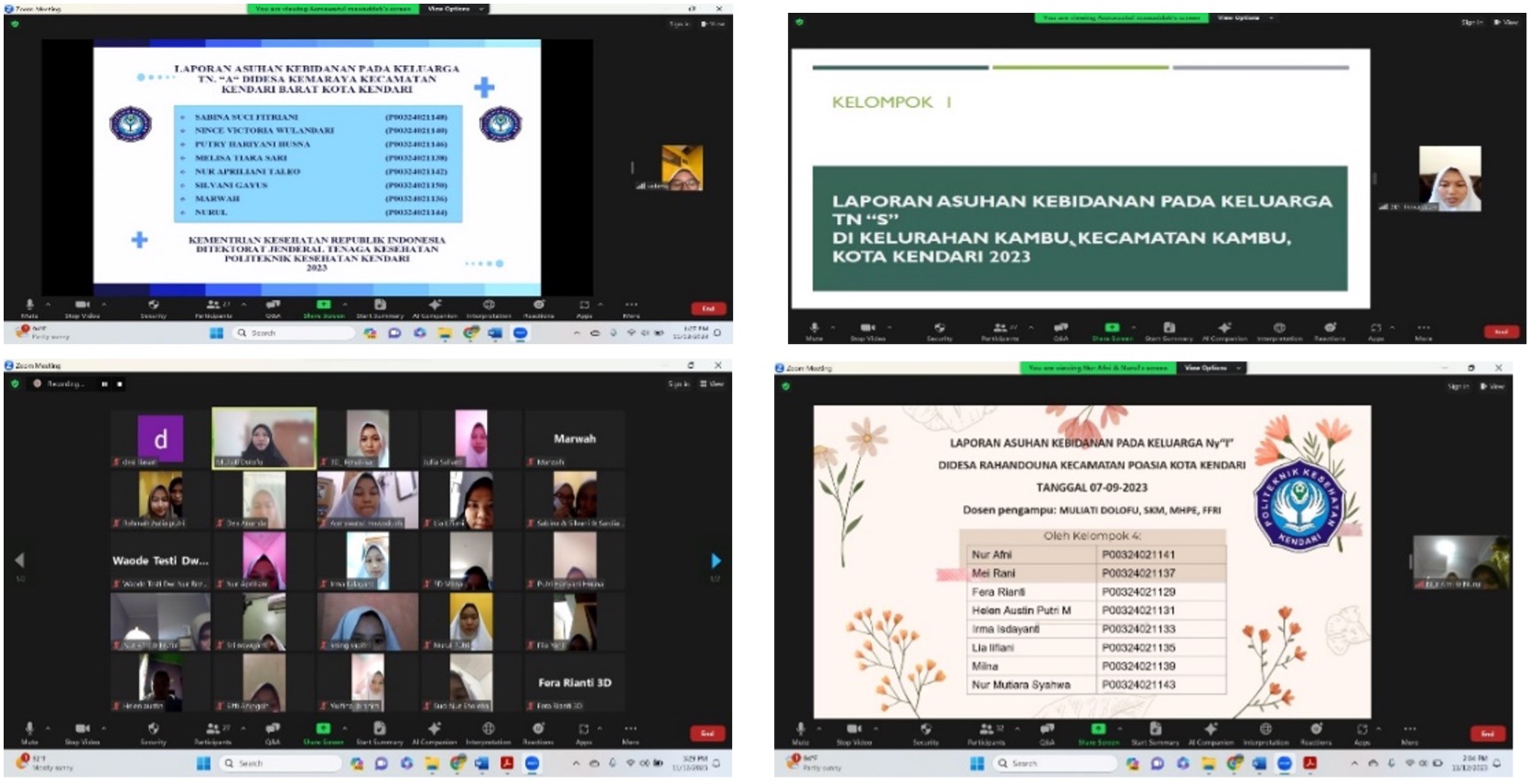 Presentasi Laporan Kunjungan Lapangan