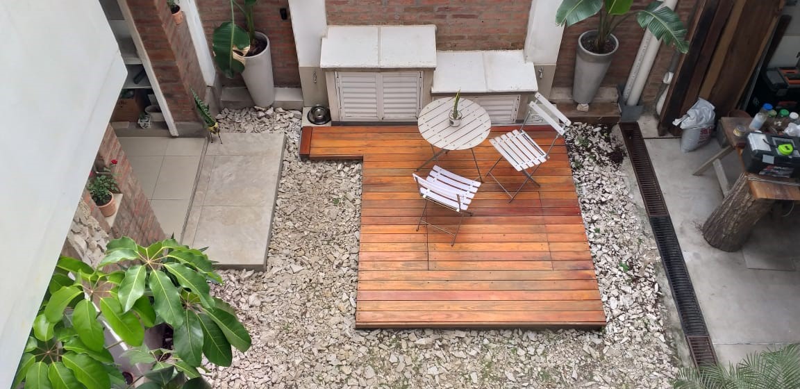 Partido de patios,
patio central.