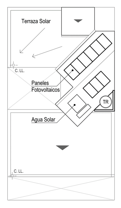 Planta de Techos y Terraza Solar