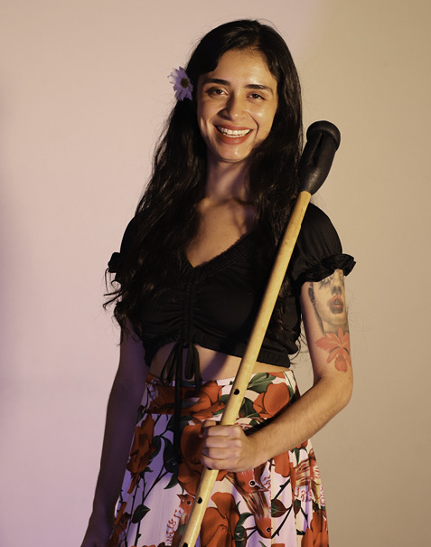 Zapata, A. (2022). Mujer gaitera Daniela Roldán Cañas. (Fotografía)