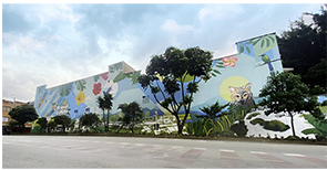 Mural "la city". 