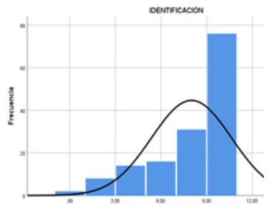 Resultados de la prueba
de identificación 

 