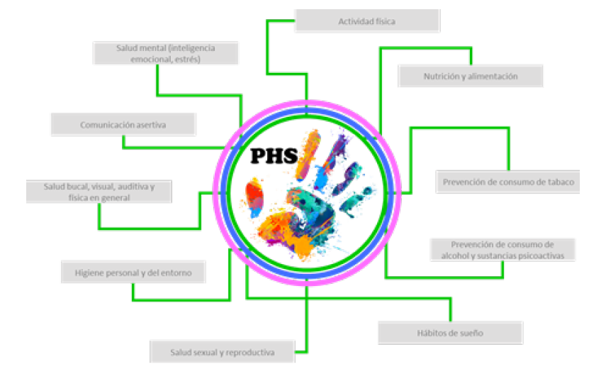 Esquema de talleres del Programa PHS