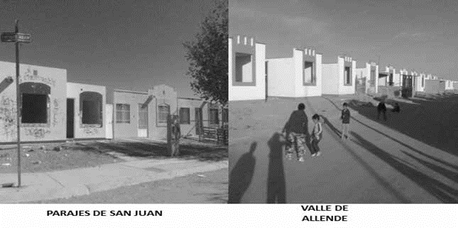 Conjuntos habitacionales en Ciudad
Juárez, 2006