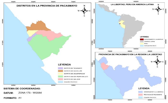 Ubicación de la provincia de Pacasmayo, La Libertad, Perú.