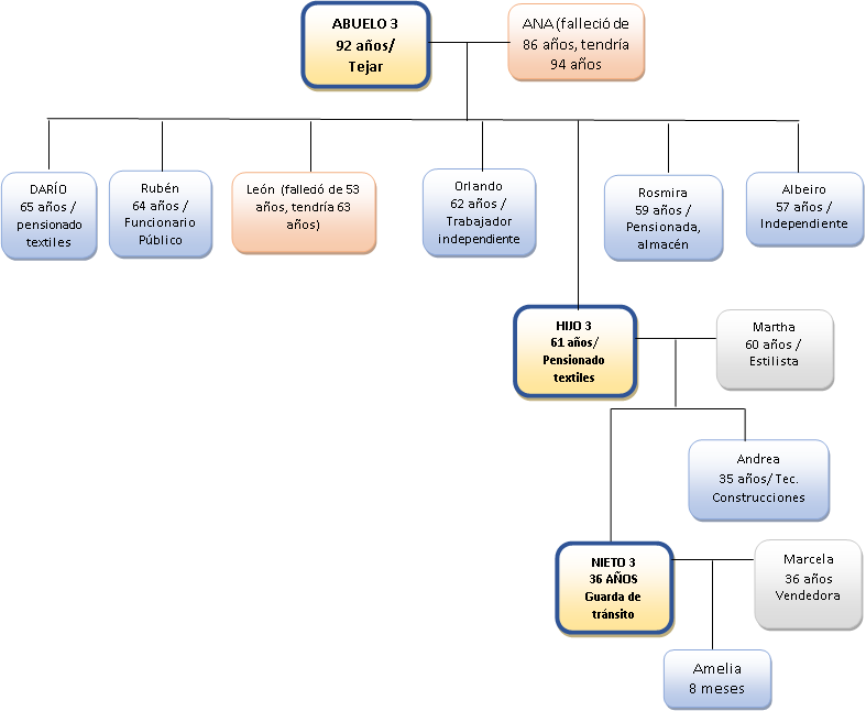 Mapa de
familia 3