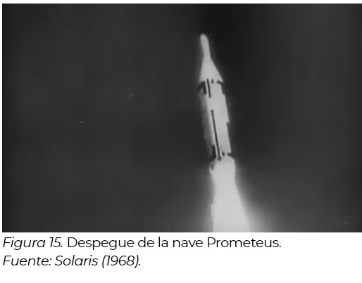 Despegue de la
nave Prometeus.