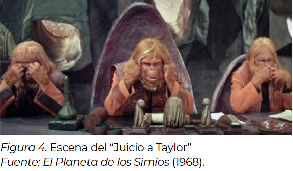 Escena del “Juicio
a Taylor”