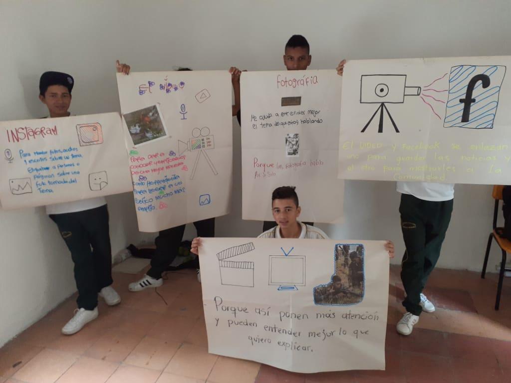 Fotografía
tres. Realización del taller