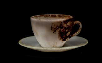Taza de cerámica de la familia Márquez Pereira