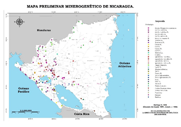 Yacimientos de arcillas y de caolines en Nicaragua