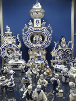 Mayólica de Gzhel Porcelana de Gzhel