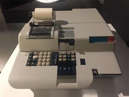 The Olivetti P101, known as “Perottina”,
the first PC in history, designer Mario Bellini, year 1965